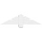 Ekena Millwork Kennewick Architectural Grade PVC Gable Bracket, 36"W x 9"H x 4"D x 4"F, 6/12 Pitch GBP036X09X0404KEN00 - alternate 5